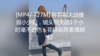 [MP4/ 727M] 胖哥哥大战瘦弱小少妇，镜头前大战1个小时毫不逊色，花样玩弄表情到位