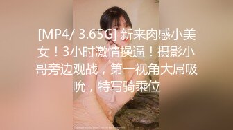 [MP4/ 3.65G] 新来肉感小美女！3小时激情操逼！摄影小哥旁边观战，第一视角大屌吸吮，特写骑乘位