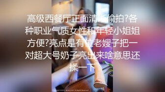 高级西餐厅正面清晰偸拍?各种职业气质女性和年轻小姐姐方便?亮点是有位老嫂子把一对超大号奶子亮出来啥意思还揉一下