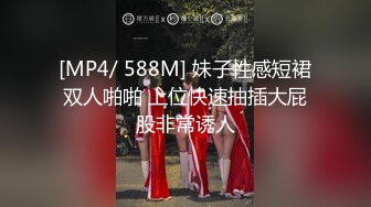 [MP4/ 588M] 妹子性感短裙双人啪啪 上位快速抽插大屁股非常诱人