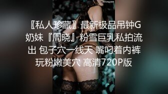 〖私人珍藏〗最新极品吊钟G奶妹『周晓』粉雪巨乳私拍流出 包子穴一线天 嘴叼着内裤玩粉嫩美穴 高清720P版