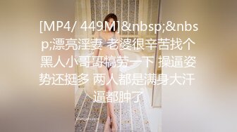 [MP4/ 449M]&nbsp;&nbsp;漂亮淫妻 老婆很辛苦找个黑人小哥哥犒劳一下 操逼姿势还挺多 两人都是满身大汗 逼都肿了