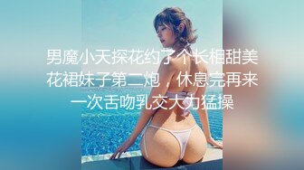 男魔小天探花约了个长相甜美花裙妹子第二炮，休息完再来一次舌吻乳交大力猛操