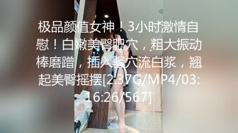 极品颜值女神！3小时激情自慰！白嫩美臀肥穴，粗大振动棒磨蹭，插入骚穴流白浆，翘起美臀摇摆[2.37G/MP4/03:16:26/567]